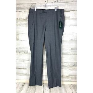 Lauren Ralph Lauren Men’s 36x32 Embry Medium Gray Flat Front Dress Pants NWT